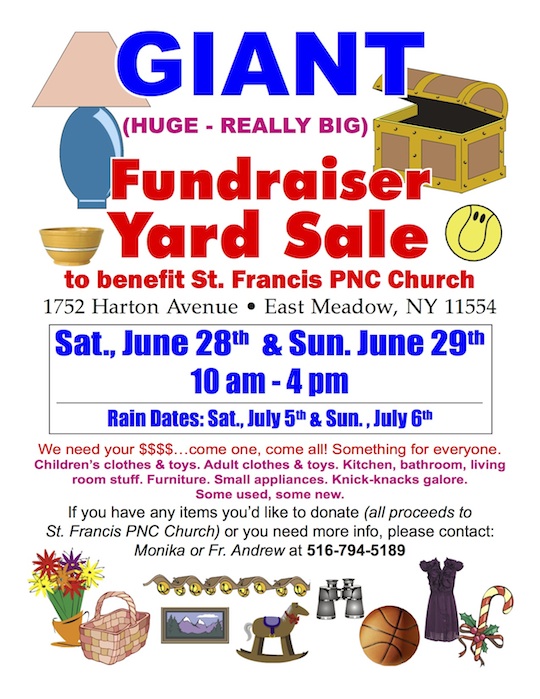 rummage sale flyers